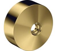 hansgrohe AXOR Una extensión de rosetón, 13610990, Color: Óptica Oro Pulido