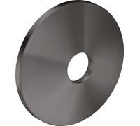 hansgrohe AXOR Una roseta, 13611340, Color: Cromo negro cepillado