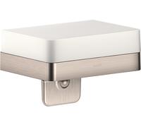hansgrohe AXOR Universal Accesorios Dispensador de jabón líquido con bandeja, 42819800, Color: Óptica de acero inoxidable