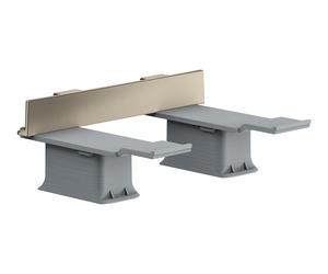 hansgrohe AXOR UNIVERSAL Accesorios Juego de adaptadores, 42870820, Color: Níquel Cepillado