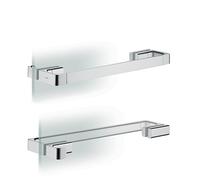 hansgrohe AXOR UNIVERSAL Accesorios para puertas de ducha 444 mm, 42837990, Color: Óptica Oro Pulido