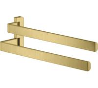 hansgrohe AXOR Universal Accesorios Toallero doble, 42821950, Color: Latón cepillado