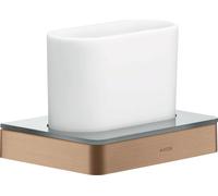 hansgrohe AXOR Universal Accesorios vaso cepillo de dientes, 42834310, Color: Oro rojo cepillado