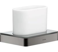 hansgrohe AXOR Universal Accesorios vaso cepillo de dientes, 42834330, Color: Cromo negro pulido