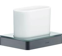 hansgrohe AXOR Universal Accesorios vaso cepillo de dientes, 42834340, Color: Cromo negro cepillado
