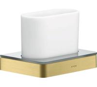 hansgrohe AXOR Universal Accesorios vaso cepillo de dientes, 42834950, Color: Latón cepillado