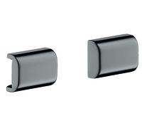hansgrohe AXOR UNIVERSAL Accessories Funda para barandilla, 42871330, Color: Cromo negro pulido