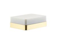 hansgrohe AXOR UNIVERSAL Accessories Shelf, para ducha, 42802250, Color: Óptica de oro cepillado