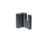 hansgrohe AXOR UNIVERSAL Ganchura toallero rectangular, metal, 42611330, Color: Cromo negro pulido