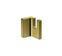 hansgrohe AXOR UNIVERSAL Ganchura toallero rectangular, metal, 42611990, Color: Óptica Oro Pulido