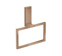 hansgrohe AXOR UNIVERSAL Toallero rectangular, metal, giratorio, 42623310, Color: Oro rojo cepillado