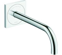 hansgrohe AXOR Uno mezclador de lavabo, electrónico, empotrado, proyección 225mm, alimentación de red, 38120000, Color: cromado