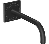 hansgrohe AXOR Uno mezclador de lavabo, electrónico, empotrado, proyección 225mm, alimentación de red, 38120670, Color: negro mate