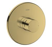 hansgrohe AXOR Uno Mezclador monomando de ducha empotrado, Zerogriff, 1 consumidor, 45605990, Color: Óptica Oro Pulido