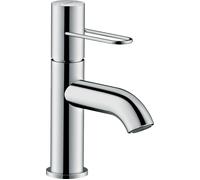 hansgrohe AXOR Uno Mezclador monomando de lavabo con mango en U 70 sin lanza, 38021800, Color: Óptica de acero inoxidable