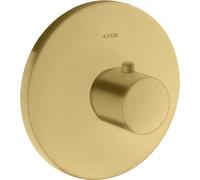 hansgrohe AXOR Uno² Termostato 59 l/min Flujo alto empotrado, 38715250, Color: Óptica de oro cepillado