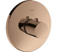 hansgrohe AXOR Uno² Termostato 59 l/min Flujo alto empotrado, 38715300, Color: Oro rojo pulido