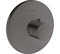 hansgrohe AXOR Uno² Termostato 59 l/min Flujo alto empotrado, 38715340, Color: Cromo negro cepillado
