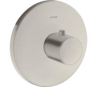 hansgrohe AXOR Uno² Termostato 59 l/min Flujo alto empotrado, 38715800, Color: Óptica de acero inoxidable