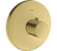hansgrohe AXOR Uno² Termostato 59 l/min Flujo alto empotrado, 38715950, Color: Latón cepillado
