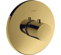 hansgrohe AXOR Uno² Termostato 59 l/min Flujo alto empotrado, 38715990, Color: Óptica Oro Pulido