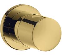 hansgrohe AXOR Uno² Válvula de cierre empotrada, 38976990, Color: Óptica Oro Pulido