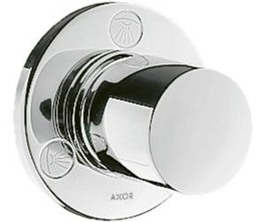 hansgrohe AXOR Uno² Válvula de cierre y conmutación empotrada Trio/Quattro, 38933950, Color: Latón cepillado