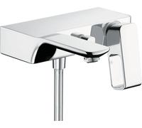 hansgrohe AXOR Urquiola Mezclador monomando para baño DN15 de superficie, 11420800, Color: Óptica de acero inoxidable