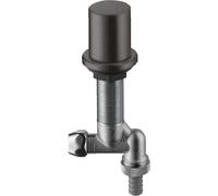 hansgrohe AXOR Válvula de cierre de electrodomésticos de cocina, 10823340, Color: Cromo negro cepillado