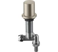 hansgrohe AXOR Válvula de cierre de electrodomésticos de cocina, 10823820, Color: Níquel Cepillado