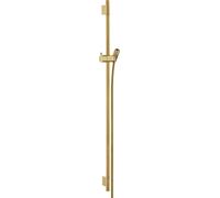hansgrohe Unica barra de ducha S Puro 90 cm con manguera de ducha, 28631, Color: bronce cepillado - 28631140