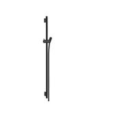 hansgrohe Barra de ducha Unica S PURO 90 cm con flexo de ducha, 28631670, Color: negro mate