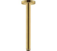 hansgrohe conexión de techo S 300 mm, 27389990, Color: Óptica Oro Pulido