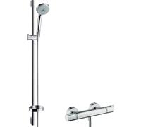 Hansgrohe Croma 100 MULTI Duschsystem Termostático con Ducha 100 mm Cromado