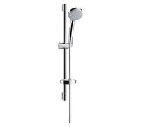 hansgrohe Croma 100 Conjunto de ducha Vario con barra de ducha de 65 cm y jabonera, cromado, 27772000
