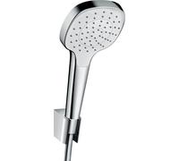 hansgrohe Croma Select E set de soporte de ducha 1jet con flexo de 125 cm, blanco/cromo, 26424400
