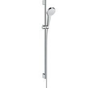 hansgrohe Croma Select S 1jet set de ducha con barra de ducha de 90 cm, blanco/cromo, 26574400