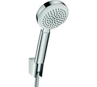 hansgrohe Crometta 100 Juego de soportes de ducha 1jet con manguera de ducha ...