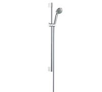 hansgrohe Crometta 85 Kit de ducha Mono Green con barra de ducha de 65 cm, cromado, 27652000