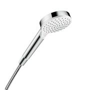 Ducha teléfono hansgrohe Crometta 1jet EcoSmart, blanco/cromo, 26333400