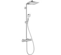hansgrohe Crometta E Showerpipe 240 1-jet con termostato, cromo, 27271000