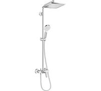 hansgrohe Crometta E Showerpipe 240 1jet con mezclador monomando, cromo, 2728...