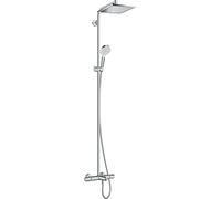 hansgrohe Crometta E Showerpipe 240 1jet con termostato de bañera, cromo, 272...