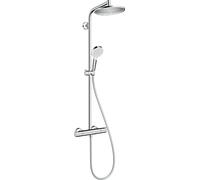 hansgrohe Crometta S Showerpipe 240 1-jet con termostato, cromo, 27267000