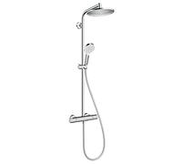 Tubo de ducha hansgrohe Crometta S 240 1jet EcoSmart con termostato, cromado, 27268000