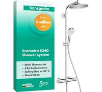 Tubo de ducha Hansgrohe Crometta S 240 1jet con termostato, cromado