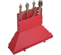 Cuerpo básico hansgrohe Racor de 4 orificios para cantos de baño DN 15, 13444180