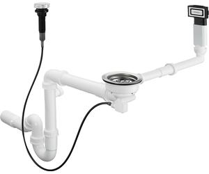 Hansgrohe D16 conjunto de sifón y rebosadero 43937000