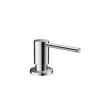 hansgrohe dispensador de detergente líquido/loción, accesorios de cocina (accesorio, redondo), cromo, 40438000