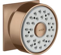 Ducha lateral hansgrohe 1 roseta de chorro cuadrada, 28469310, Color: Oro rojo cepillado